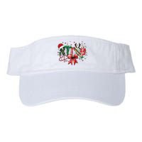 Nurse Christmas Retro Nurse Merry Christmas Valucap Bio-Washed Visor