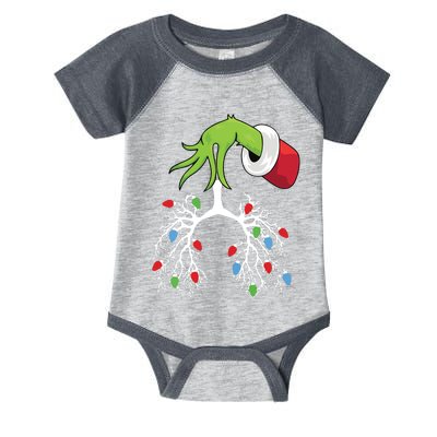 Nurse Christmas Respiratory Therapist Infant Baby Jersey Bodysuit