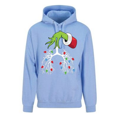 Nurse Christmas Respiratory Therapist Unisex Surf Hoodie