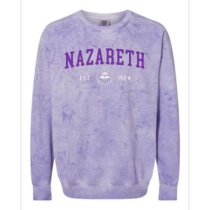 Nazareth College Retro Colorblast Crewneck Sweatshirt