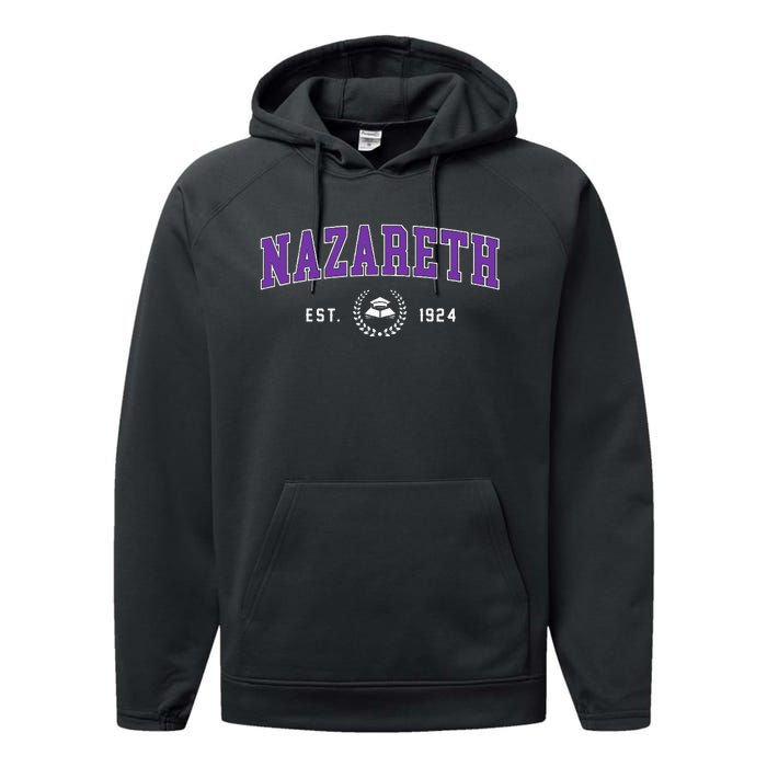 Nazareth College Retro Performance Fleece Hoodie