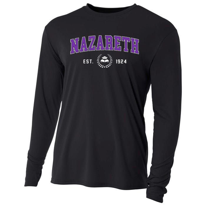 Nazareth College Retro Cooling Performance Long Sleeve Crew