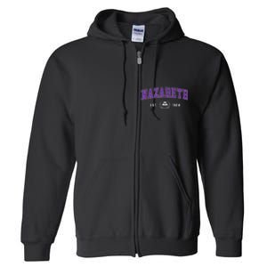 Nazareth College Retro Full Zip Hoodie