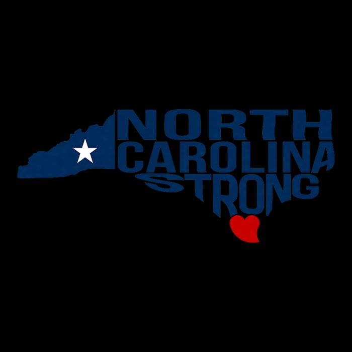 North Carolina Strong With Nc State And Love North Carolina Zip Tote Bag