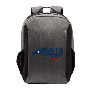 North Carolina Strong With Nc State And Love North Carolina Vector Backpack