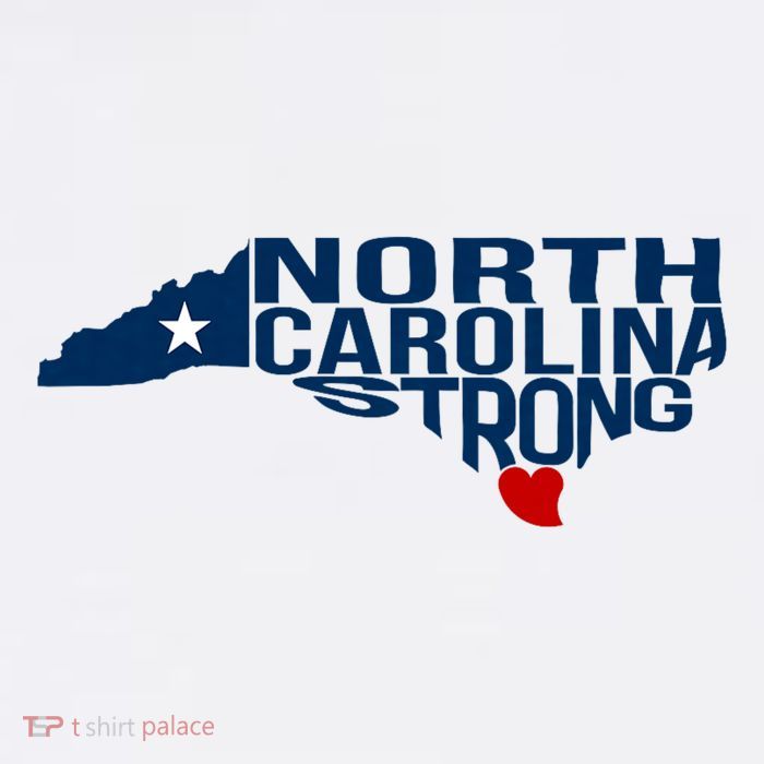 North Carolina Strong With Nc State And Love North Carolina T-Shirt