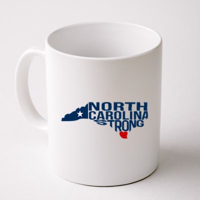 North Carolina Strong With Nc State And Love North Carolina Coffee Mug