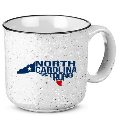 North Carolina Strong With Nc State And Love North Carolina 15oz Campfire Ceramic Mug