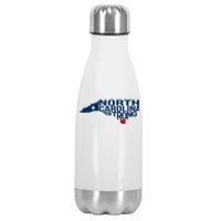 North Carolina Strong With Nc State And Love North Carolina Stainless Steel Insulated Water Bottle