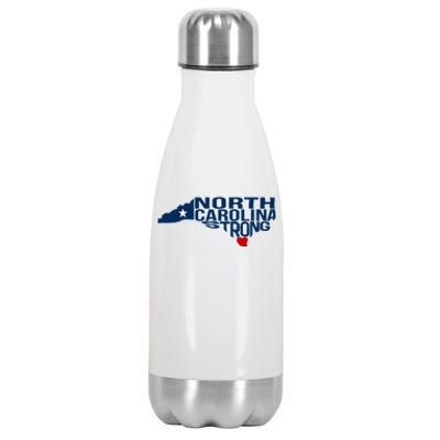 North Carolina Strong With Nc State And Love North Carolina Stainless Steel Insulated Water Bottle