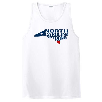 North Carolina Strong With Nc State And Love North Carolina PosiCharge Competitor Tank