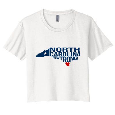 North Carolina Strong With Nc State And Love North Carolina Crop Top