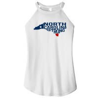 North Carolina Strong With Nc State And Love North Carolina Women's Perfect Tri Rocker Tank