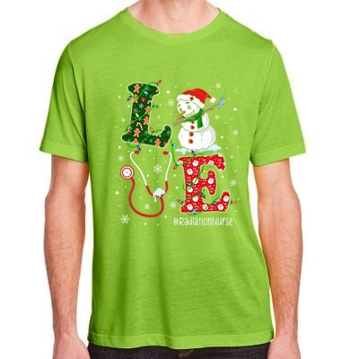 Nursing Christmas Santa Reindeer Love Radiology Nurse Life Cute Gift Adult ChromaSoft Performance T-Shirt