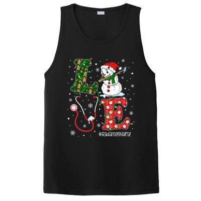 Nursing Christmas Santa Reindeer Love Radiology Nurse Life Cute Gift PosiCharge Competitor Tank