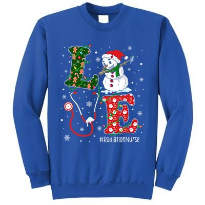 Nursing Christmas Santa Reindeer Love Radiology Nurse Life Cute Gift Sweatshirt