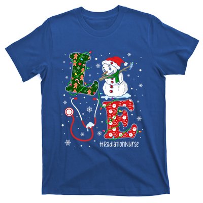 Nursing Christmas Santa Reindeer Love Radiology Nurse Life Cute Gift T-Shirt