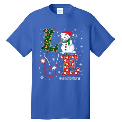 Nursing Christmas Santa Reindeer Love Radiology Nurse Life Cute Gift Tall T-Shirt