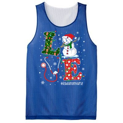 Nursing Christmas Santa Reindeer Love Radiology Nurse Life Cute Gift Mesh Reversible Basketball Jersey Tank