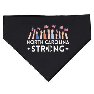 North Carolina Strong Support Nc Flag USA-Made Doggie Bandana