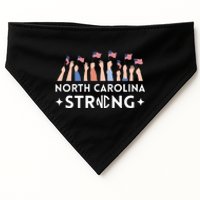 North Carolina Strong Support Nc Flag USA-Made Doggie Bandana