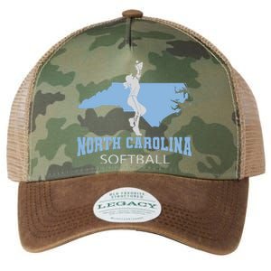 North Carolina Softball Girl The Tarheel State Legacy Tie Dye Trucker Hat