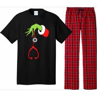 Nurse Christmas Stethoscope Nurses Pajamas PJs Pajama Set