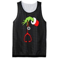 Nurse Christmas Stethoscope Nurses Pajamas PJs Mesh Reversible Basketball Jersey Tank