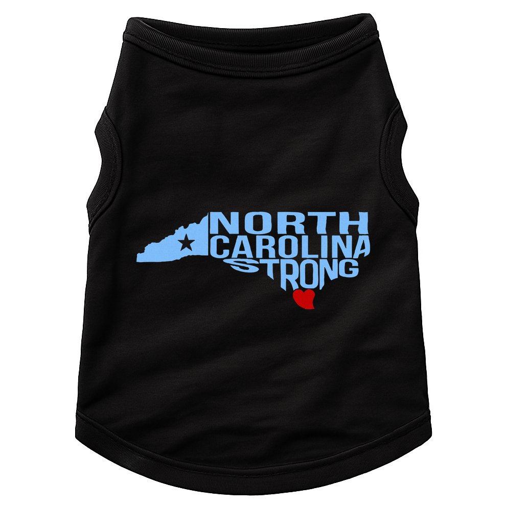 North Carolina Stronger Than The Storm Stronger Together Doggie Tank