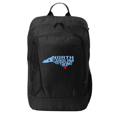 North Carolina Stronger Than The Storm Stronger Together City Backpack
