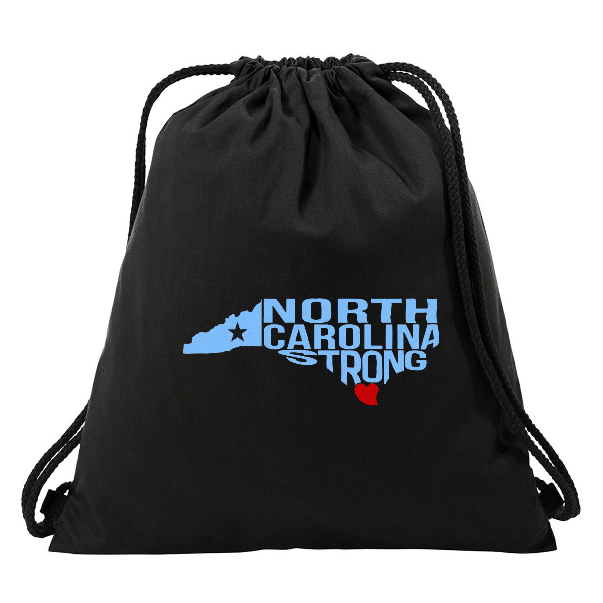 North Carolina Stronger Than The Storm Stronger Together Drawstring Bag