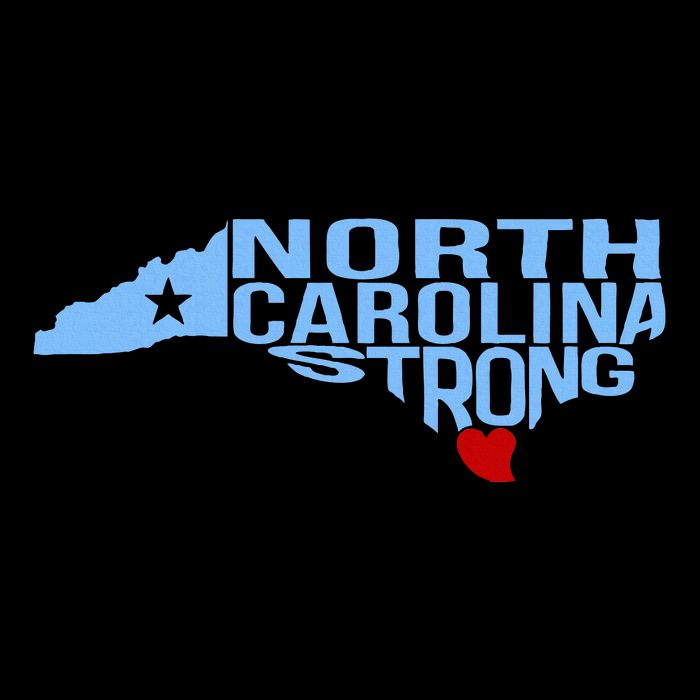 North Carolina Stronger Than The Storm Stronger Together Drawstring Bag