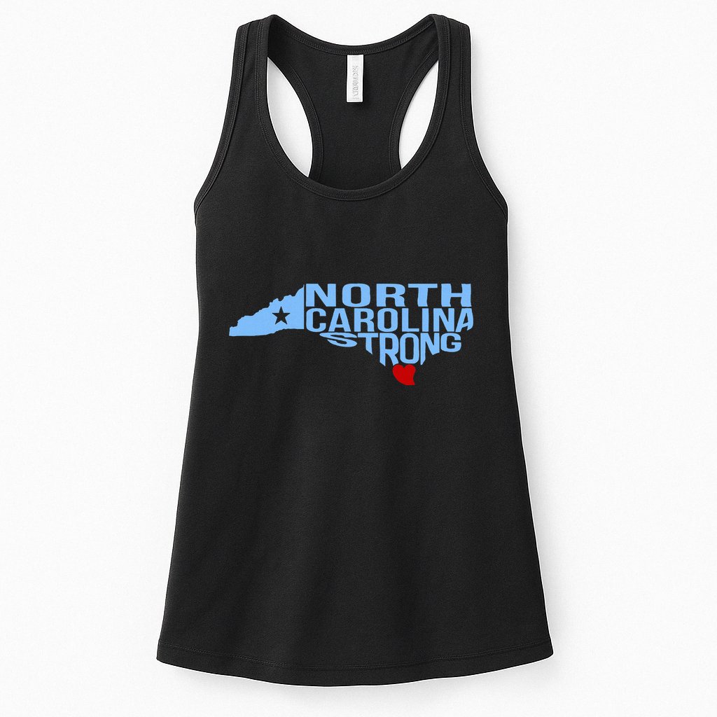 North Carolina Stronger Than The Storm Stronger Together Womens Tank Top