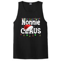 Nonnie Claus Shirt Santa Hat Matching Christmas Lights Family Group PosiCharge Competitor Tank