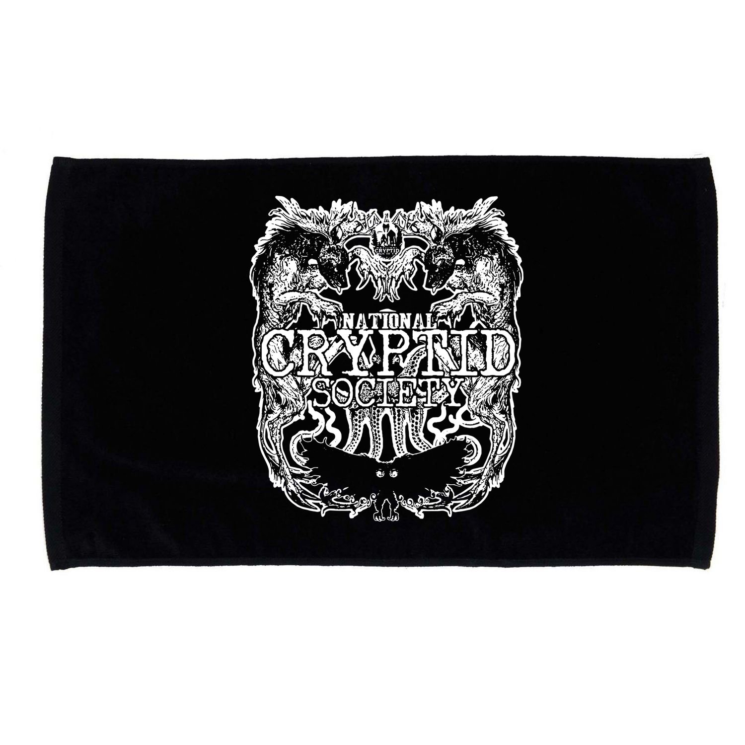 National Cryptid Society Wendigo Giant Octopus Mothman Beast Microfiber Hand Towel