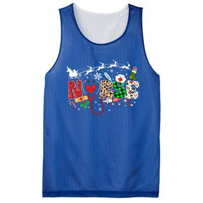 Nurse Christmas Stethoscope Nurses Pajamas Pjs Nursing Xmas Gift Mesh Reversible Basketball Jersey Tank