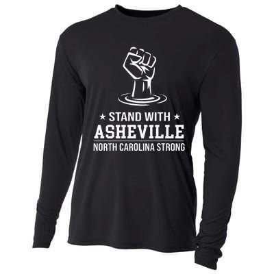 North Carolina Strong Asheville Nc Stand With Asheville 2024 Cooling Performance Long Sleeve Crew