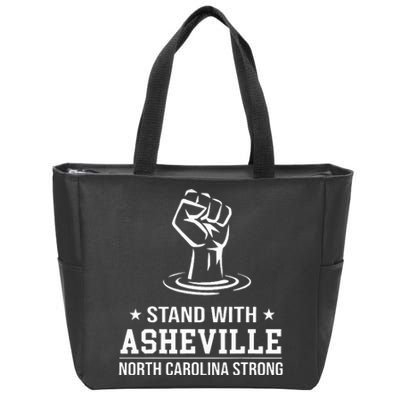 North Carolina Strong Asheville Nc Stand With Asheville 2024 Zip Tote Bag