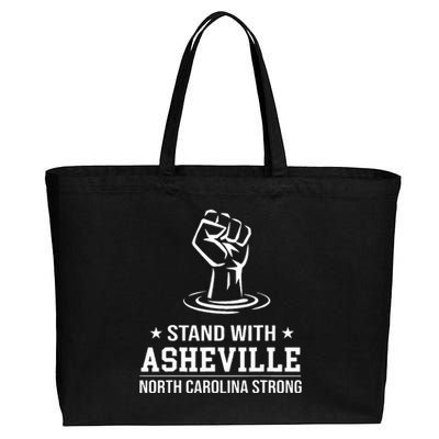 North Carolina Strong Asheville Nc Stand With Asheville 2024 Cotton Canvas Jumbo Tote