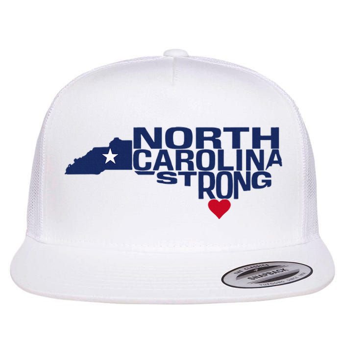 North Carolina State Strong Nc Love Flat Bill Trucker Hat