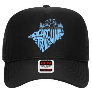 North Carolina Stronger Together High Crown Mesh Back Trucker Hat