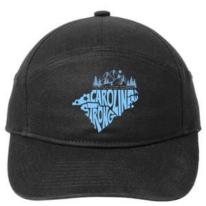 North Carolina Stronger Together 7-Panel Snapback Hat