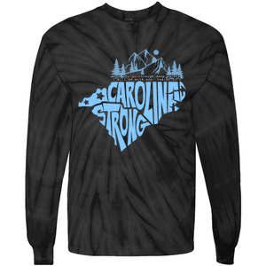 North Carolina Stronger Together Tie-Dye Long Sleeve Shirt