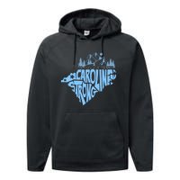 North Carolina Stronger Together Performance Fleece Hoodie