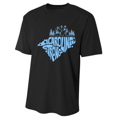 North Carolina Stronger Together Performance Sprint T-Shirt