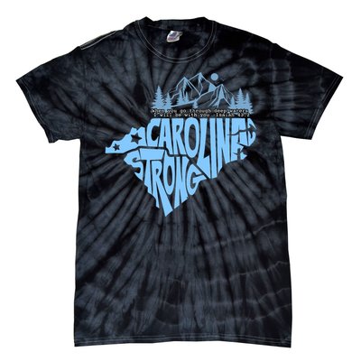 North Carolina Stronger Together Tie-Dye T-Shirt