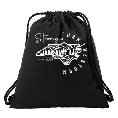 North Carolina Strong Hurricane Helene Flooding Fundraise Drawstring Bag