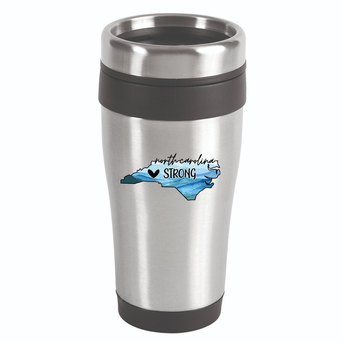 North Carolina Strong Western Nc Hurricane 16oz Travel Tumbler