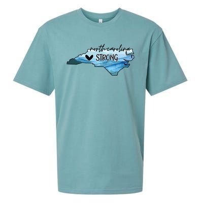 North Carolina Strong Western Nc Hurricane Sueded Cloud Jersey T-Shirt