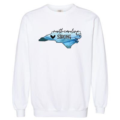 North Carolina Strong Western Nc Hurricane Garment-Dyed Sweatshirt